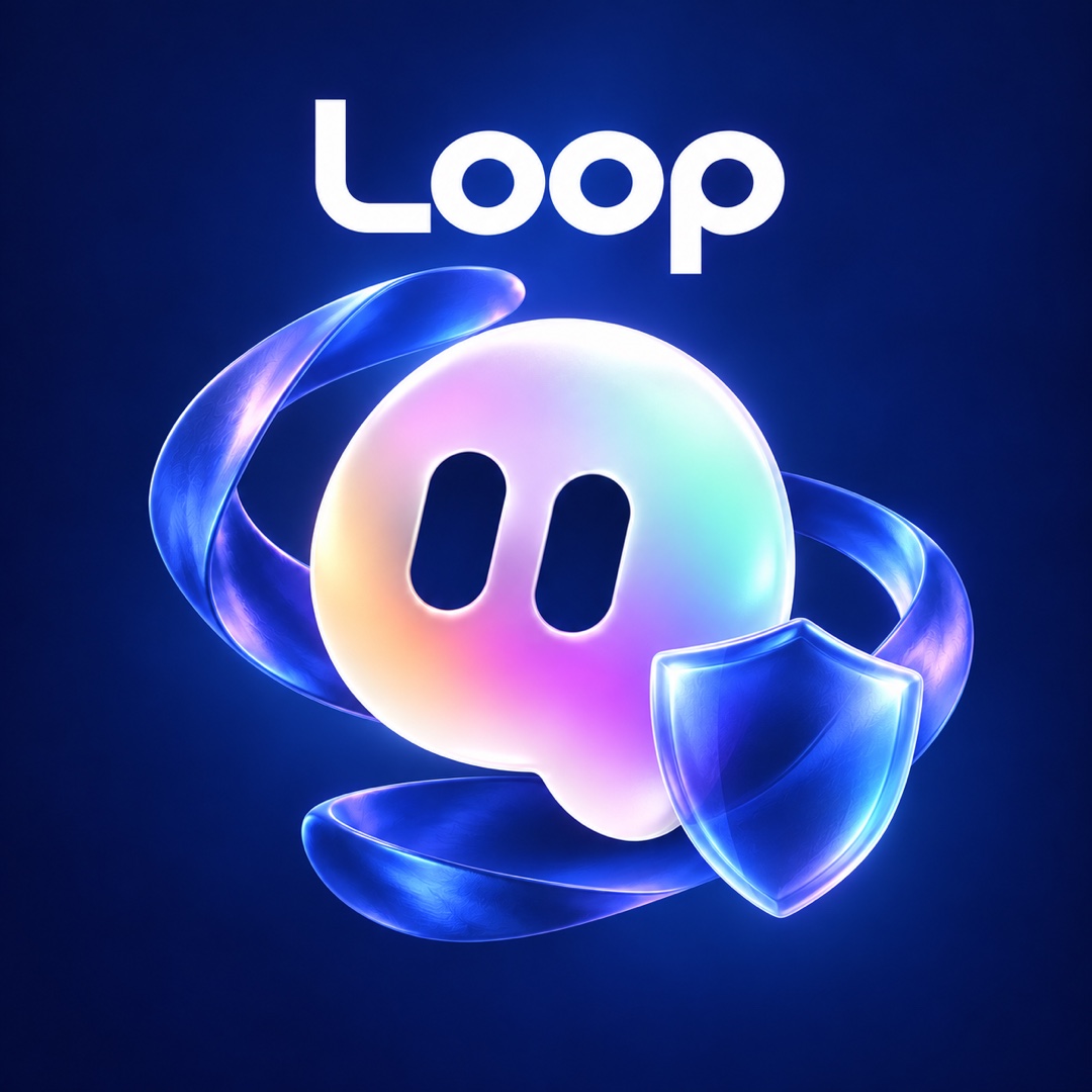 Loop 珠光对话形象与隐私保护盾牌